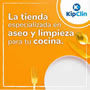 El producto de limpieza que desinfecta utensilios de cocina