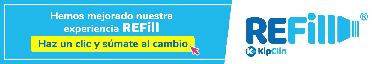 Refill productos aseo y limpieza sumate al cambio refill kipclin