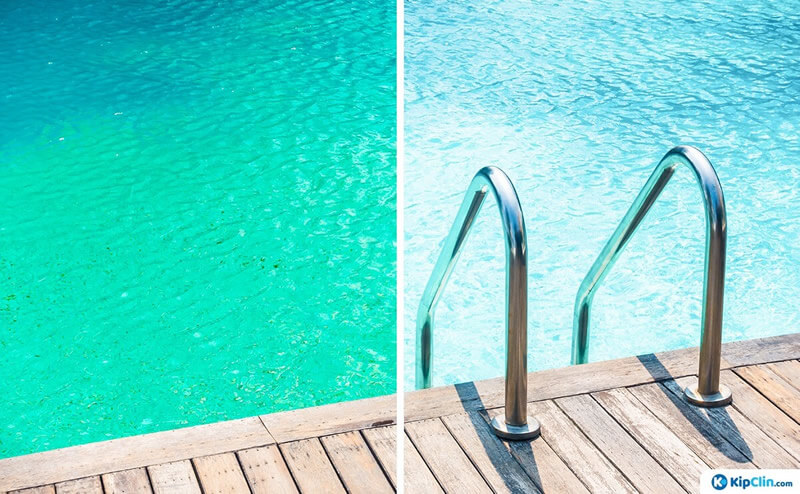 Cómo eliminar el agua verde de las piscinas en pasos - KipClin SAS