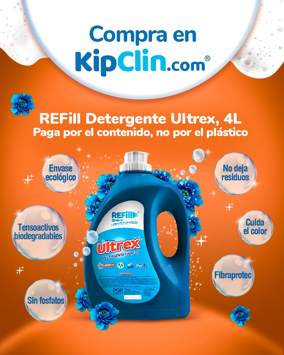 ¿Por qué el Detergente Líquido Ultrex Floral rinde más por su densidad?