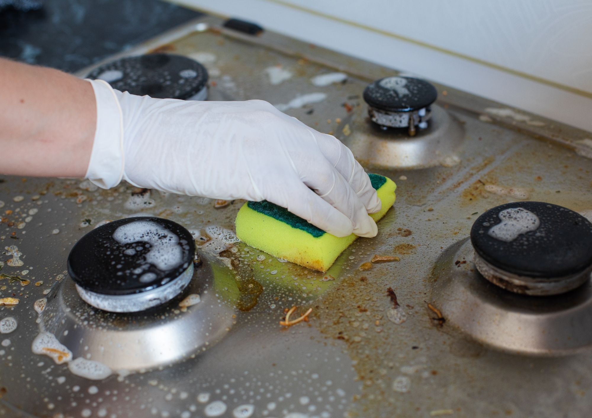 utiliza limpia con kipclin cocina esponjilla