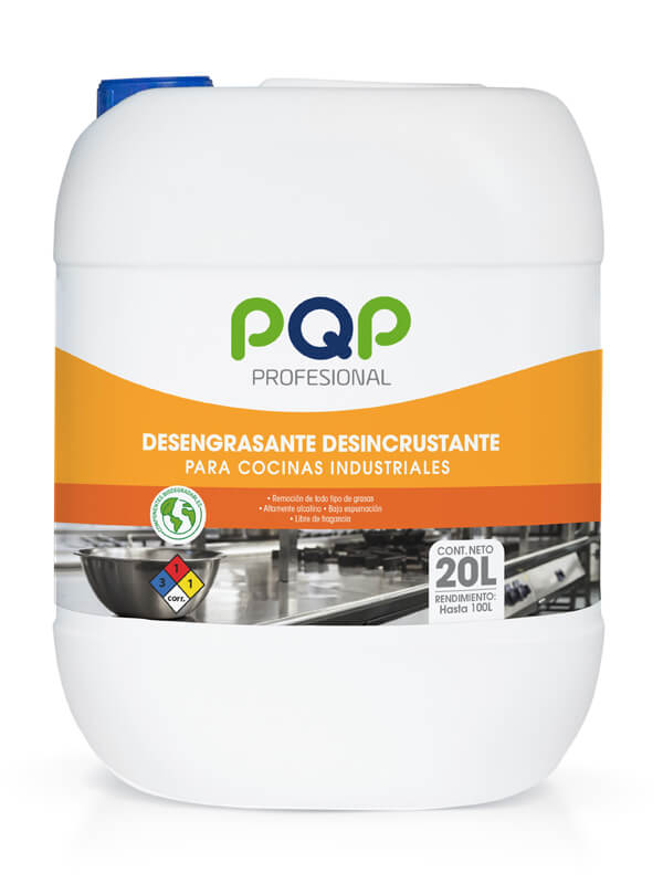 KipClin SAS - Desengrasante / Desincrustante cocinas industriales PQP 20 L