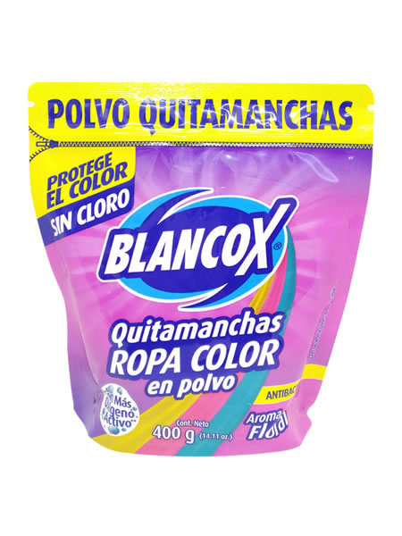 KipClin SAS - Quitamanchas ropa color en polvo Blancox 400 g