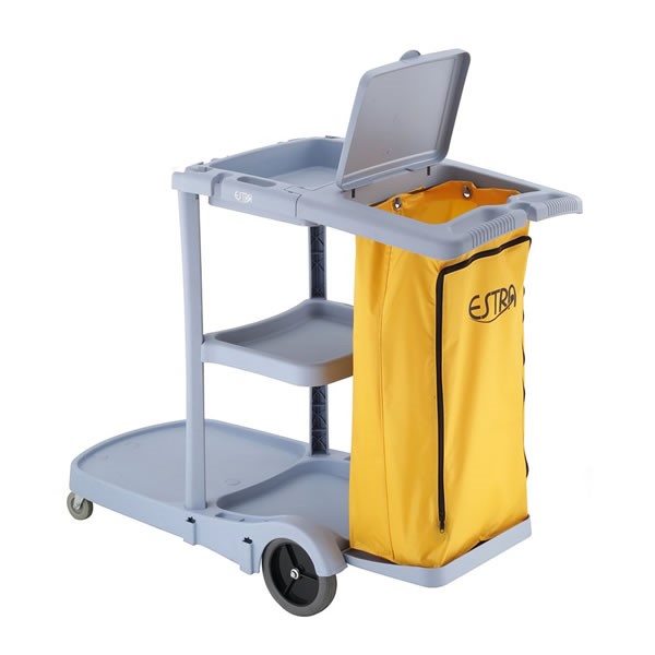 KipClin SAS - Carro de Limpieza Gris