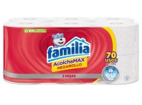 Papel Higiénico Acolchamax Megarollo Triple Hoja x12 Rollos x 29,6 m c/u