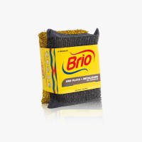 Kit Esponja Oro Plata + Esponja Metalizada Brio