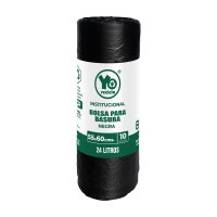 Bolsa Basura Negra 55X60 Rollo X10 Yo Reciclo Institucional