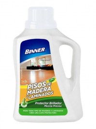 Protector y Brillador Mezcla Precisa para Pisos de Madera y Laminados Binner 1,9 L