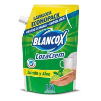 (E) Lavaloza Líquido Blancox Limón y Aloe Doypack 1.5 L