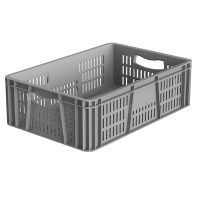 Canastilla Plastica Lineal Pared Lineal 60X40X18.5 Gris