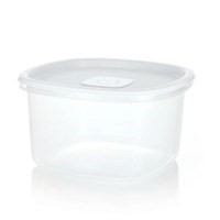 Recipiente Plus Cuadrado Tapa Blanca 1,5 L