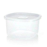 Recipiente Plus Cuadrado Tapa Blanca 1,5 L