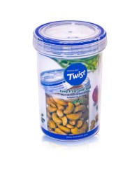 Recipiente Redondo Tapa Rosca, Capacidad 330 Ml