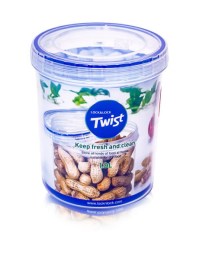 Recipiente Redondo Tapa Rosca, Capacidad 1 Ltr