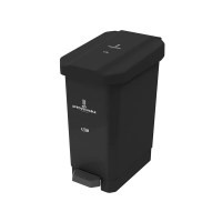 Caneca-Papelera Estrabins Pedal Negro-No Aprovechable 44 L