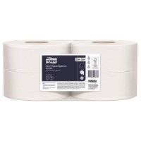 Papel Higiénico Jumbo Hoja Sencilla Blanco x 4 Rollos 500 m c/u (204054)