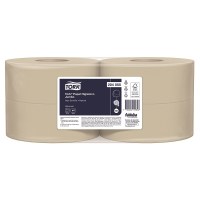 Papel Higiénico Jumbo Hoja Sencilla Natural x 4 Rollos 500 m c/u (204055)