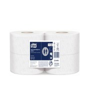 Papel Higiénico Jumbo Tork Blanco Hoja Doble 4 x 250 m