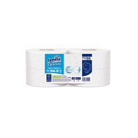 Papel Higiénico Jumbo Famimax Blanco 95 m x 4 rollos (71198)