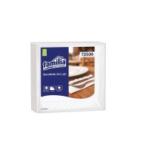 Servilleta de lujo blanca Familia X 50 (72506)