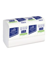 Toalla de Manos Doblada en Z Blanca Hoja Triple 150 Hojas (73528)