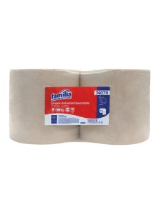 Limpión industrial trabajo liviano hoja doble precortada X 2 rollos 305 m c/u (74079)