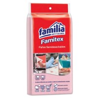 Paños semidesechables Famitex Salmón x 10 (74322)