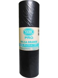 Bolsas para Basura Bio Task-Pro Negras 80 X 110 Rollo X 10