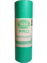 Bolsas para Basura Task-Pro Verdes 70 X 90 Rollo X 10