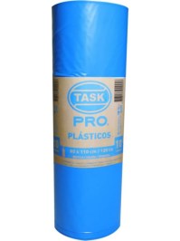 Bolsas para Basura Task-Pro Azules 80 X 110 Rollo X 10