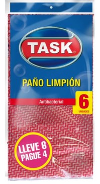 Paño Limpión Task Lleve 6 Pague 4