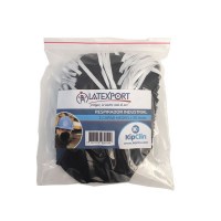 Respirador Industrial 3 Capas Negro X 25