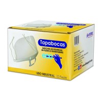 Tapabocas Plástico Antiempañante por un Lado X 10