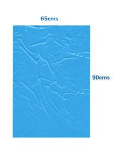 (E) Bolsa para Basura Azul 65 X 90 Calibre 1,6 Paquete X 100