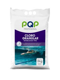 Cloro Granular Estabilizado 91% PQP Profesional 2 Kg