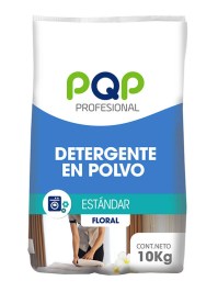 Detergente en Polvo Estandar PQP Profesional Floral 10 Kg