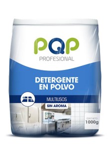 Detergente en Polvo Multiusos PQP Profesional Sin Aroma 1 Kg