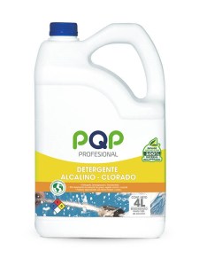 Detergente Líquido Alcalino Clorado PQP Profesional 4 L