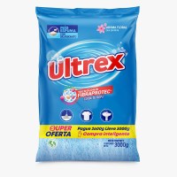 Detergente en Polvo Ultrex Floral Pague 2600 gr Lleve 3000 gr
