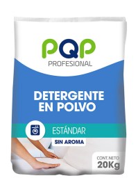 Detergente en Polvo Sin Aroma Estandar PQP Profesional 20 Kgr