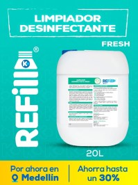 Refill Limpiador Desinfectante Fresh 20L