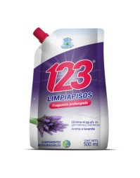 Limpia Pisos 123 Lavanda DoyPack 500 Ml