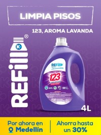 Refill Limpia Pisos 123 Lavanda