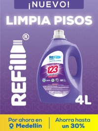 Refill Limpia Pisos 123 Lavanda