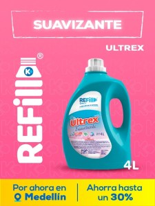Refill Suavizante Ultrex 4 L