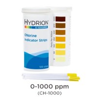 Rollo para Medición de Cloro. Hydrion. Rango 0-1000 ppm