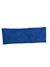 Repuesto mopa plana microfibra Azúl 40cm