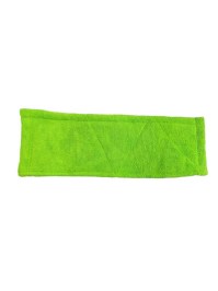 Repuesto mopa plana microfibra Verde 40cm