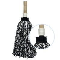 Trapero Pabilo de Algodón Bicolor Cabo de Madera