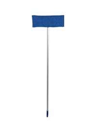Mopa plana microfibra 40cm mango aluminio Azul 1,40 m
